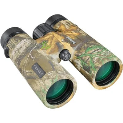 Image of Bushnell Engage X 10x42 Real Tree Edge Bone Collector Roof Prism Water &amp; Fog Proof EXO Barrier Coating Fully Multi coated Binocular BENX1042RB