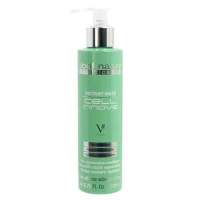 Image of abril et nature Cell Innove Hair Mask For All Types Hydrates, Rejuvenates, and Regenerates Professional Treatment with Plant Stem Cells Healthy Strong Appearance 200 ml
