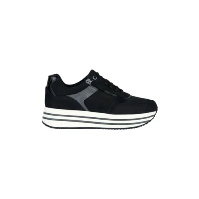Image of Geox Women&#039;s D Kency A Sneaker, Black Gun, 2 UK