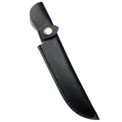 Image of Aibote Leather Knife Sheath for Fixed Blade,Straight EDC Case Holder Scabbard Tactical Holster with Belt Loop Hunting