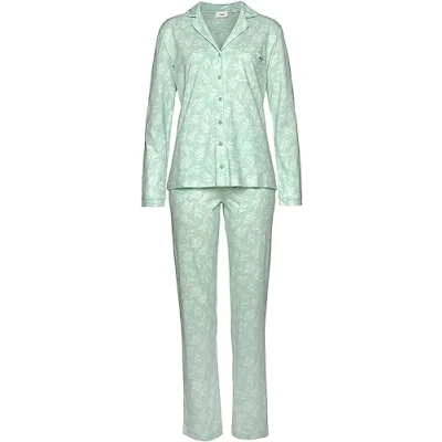 Image of s.Oliver Women&#039;s AK 210 47 Pajama Set, Mint blätterdruck, 44 46