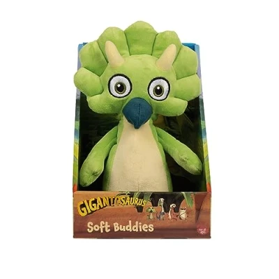 Image of Gigantosaurus 10 Inch Dinosaur Soft Action Plush Toy, Tiny, Accurate Representation of Character from Hit TV Series, Huggable Size and Texture, Ideal as Travel Companion Bedtime
