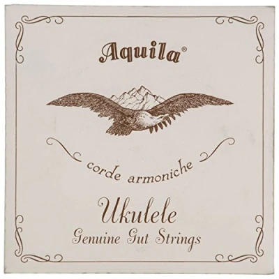 Image of Aquila AQ 1 Genuine Gut High G Soprano Ukulele Strings 4 Piece Set