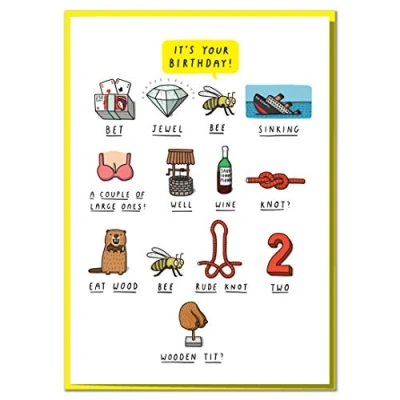 Image of Can You Figure Out This Puntastically Funny Birthday Card?