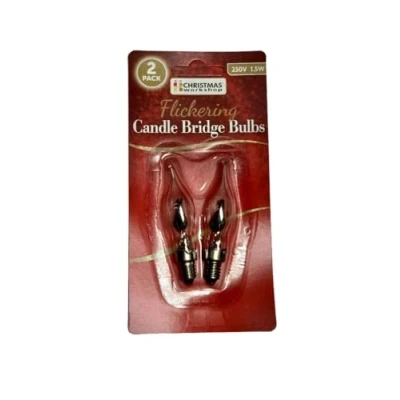 Image of MSZSA 88730 Replacement Flickering Light Bulbs Suitable for 7pc Candle Bridge Lights