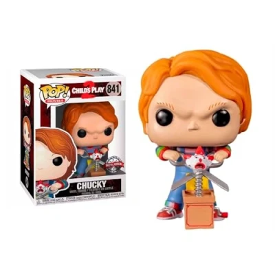 Image of Funko Pop! 44836 Movies Child&#039;s Play 2 Chucky with Buddy &amp; Scissors Exclusive #841