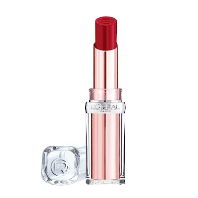 Image of L&#039;Oreal Paris Lipstick, Balm In Keep Lips Hydrated and Smooth, Natural Looking Shiny Finish, Glow Paradise, 350 Rouge Paradise?