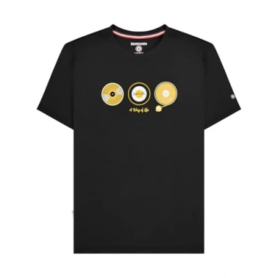 Image of Lambretta Mens Vinyl Tee Big &amp; Tall T Shirt Short Sleeve Graphic Black 5XL
