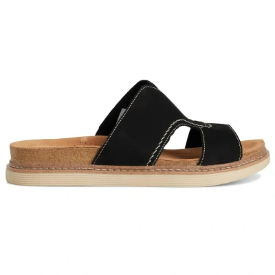 Image of Clarks Arwell Walk Nubuck Women&#039;s Slides Sandals