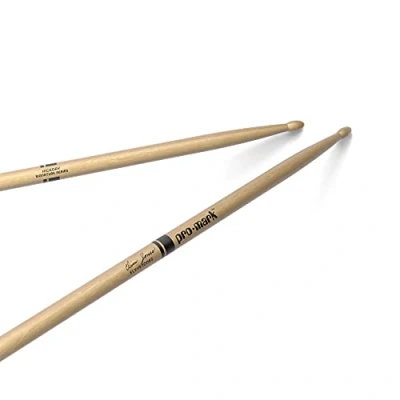 Image of Pro Mark American Hickory Jazz Wood Tip Drumsticks in Elvin Jones Autograph Model