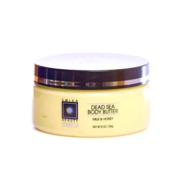 Image of Swisa Dead Sea Body Butter Milk and Honey 8 Oz