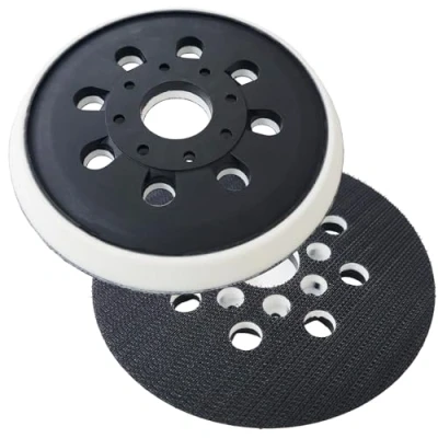 Image of 2 Pcs 125mm Hook and Loop Sanding Backing Pad Replacement Part Compatible With Bosch PEX220 PEX220A Skil 7402 7490 OE: 2609000750