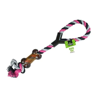 Image of Kingdom Rope Dog Toy Tug And Pull (Brown)