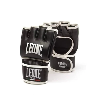 Image of LEONE 1947, Contact MMA Gloves, Unisex Adult, Black, M, GP095
