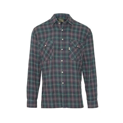 Image of Champion Mens Country Killbeggan Casual Long Sleeve Shirt Olive XXL