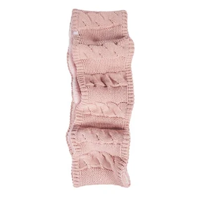 Image of HEAT HOLDERS Ladies Winter Soft Fleece Lined Cable Knit Thermal Snood Infinity Scarf (One Size, Coral (Infinity))