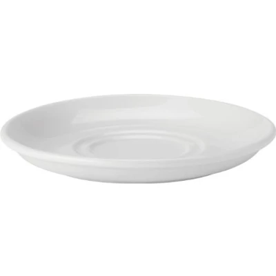 Image of Utopia Pure White, E80015 000000 B06024, Double Well Saucer 6&quot; (15cm) (Box of 24)