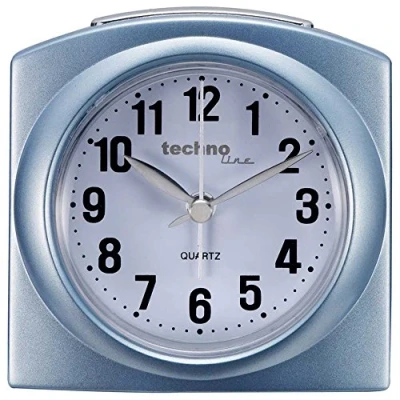Image of technoline Geneva L Quartz Clock, Blue