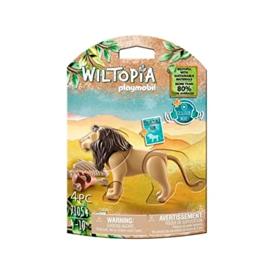 Image of Playmobil 71054 Wiltopia Lion, Animal Toy, Sustainable Toys, Fun Imaginative Role Play, PlaySets Suitable for Children Ages 4+