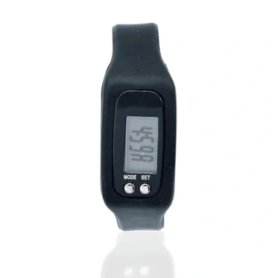 Image of Pedometer Bracelet; Smart Bracelet Watch Wristband Calorie Counter Sports Fitness Tracker Step Counter(black)