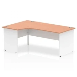 Image of Impulse Panel End 1800 Left Hand Crescent Desk Beech Top TT000033