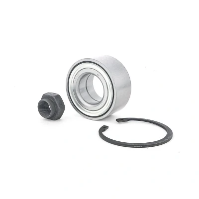 Image of 332631, 335017 Wheel Bearing kit FEBI BILSTEIN 05542 Front axle Left, Right with nut retaining ring 72mm Angular Ball