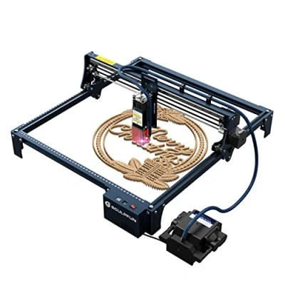 Image of SCULPFUN S30 Pro La ser Engraver Cutter, 10W Optical Power Engraving Machine with Automatic Full Air Assist Kit, Cut 6mm Plywood in One Pass, Replaceable Lens Design and Limit Switch