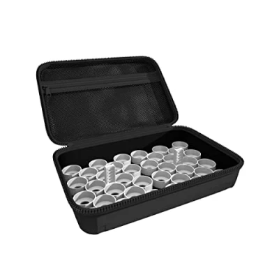 Image of Feldherr Half Size Case 50 compatible with 36 Citadel paint pots (12 ml / 18 ml), Color:Grey