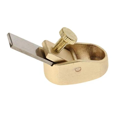Image of Wood Planer Hand Tool Thumb Plane Mini Trimming for Woodworking Surface Smoothing Edge (XS,Golden)