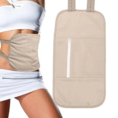 Image of Castor Oil Pack, Reusable Pack Compress, Adjustable for Liver Less Mess and Wrap Kit