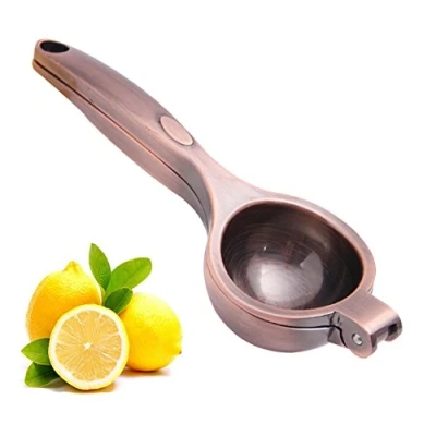 Image of Lemon Squeezer Press Stainless Steel/Lime Juicer Handheld Manual Hand Citrus Metal 2.7&quot; Extra Large Bowl Heavy Duty Easy to Clean Dishwasher Safe