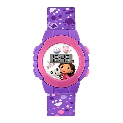 Image of Disney Girl&#039;s Digital Quartz Watch with Plastic Strap GAB4069 AMZ