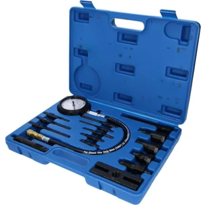 Image of BRILLIANT TOOLS BT581000 Compression Tester Set for Diesel Engines, 18 Pieces [Powered by KS Tools]