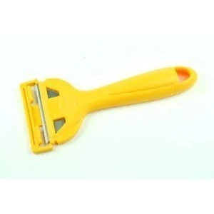 Image of Linic Products UK Made Handy Scraper, Removes Paint from Windows Yellow. (S7873) Free Postage