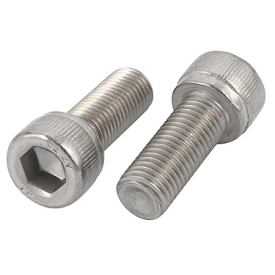 Image of Sourcingmap M10x25mm 1.25mm Pitch 304 Stainless Steel Hex Socket Head Cap Screws Bolts 2pcs