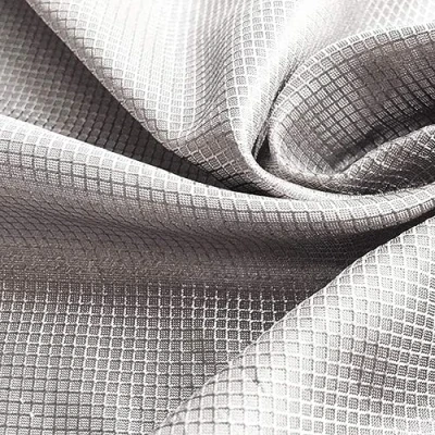 Image of Faraday Fabric Sheet RF Shielding EMF Blocker Material RFID Nickel Copper WiFi and Cell Signal Blocking RF/EMI Radiowave Microwave,Tent Fabric,silver 1m