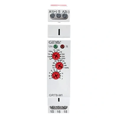 Image of GEYA 16A Multifunction Time Relay 10 Function Choices AC/DC12V 240V 1 Output Control Relay(GRT8 M1,AC/DC12V 240V)