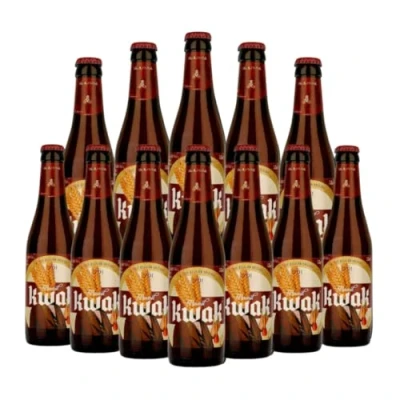 Image of Kwak Belgian Trappist Beer 330ml Bottles 8.0% ABV (12 Pack)