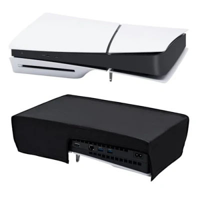 Image of Mcbazel Horizontal PS5 Slim Dust Cover Anti Scratch Protective Sleeve for Game Console Black
