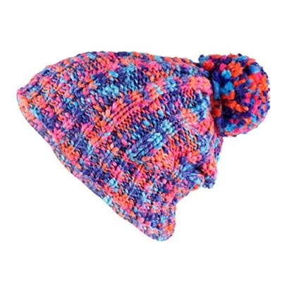 Image of Buff Men Livy Knitted and Full Polar Hat Orange, Adult