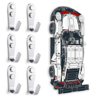 Image of XGREPACK Goods Wall Mount Hook for Lego Technic Porsche 911 RSR (42096 Hook)