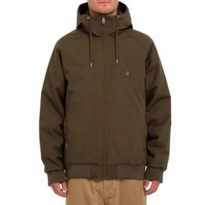 Image of Volcom Men&#039;s Hernan Teflon Heavy Weight Hooded Jacket, Wren 324, L