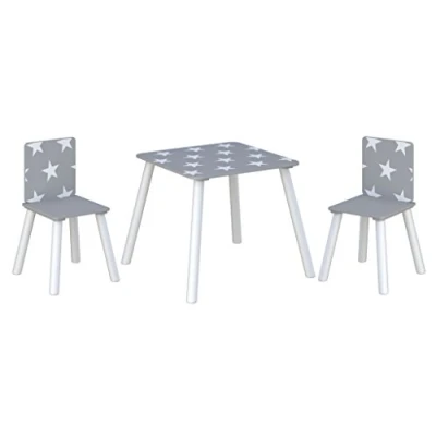 Image of Star Table &amp; Chairs Grey