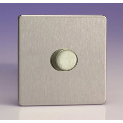 Image of Varilight Dimension Vpro 1G Dimmer, Brushed Matt Chrome, JDSP401S
