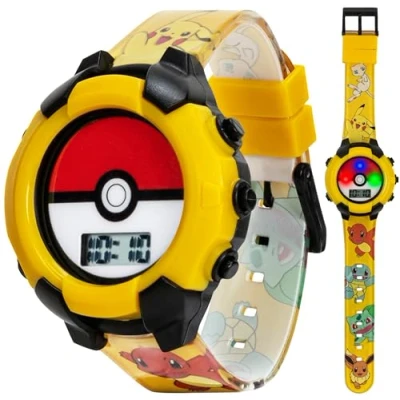 Image of Accutime Unisex Kids Digital Quartz Watch with Plastic Strap POK4244AZ
