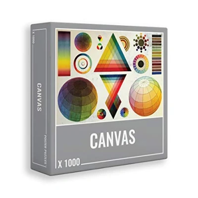 Image of Cloudberries Canvas Puzzle, Colourful 1000 Piece Gradient Jigsaw Fun Puzzles for Adults, Easy Puzzles, Colour Theory Puzzle