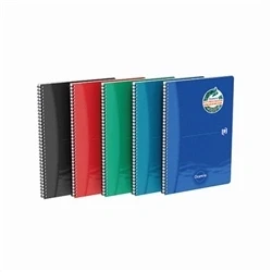 Image of Oxford Oceanis Wirebound Notebook Ruled A4 Assorted (Pack of 5)