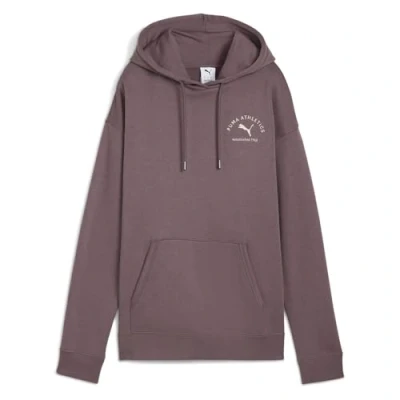 Image of Puma Class Relaxed Hoodie Hoodie, Women&#039;s, Size: Small, Ruby shimmer