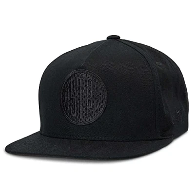 Image of Alpinestars Men&#039;s Circle Snapback Hat Baseball Cap, Black/Black, One Size