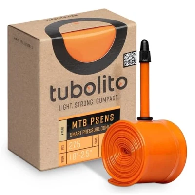 Image of Tubolito Tubo PSens MTB 27.5&quot; x 1.8 2.5&quot;, 42mm Presta Valve, Orange